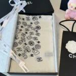 Chanel Iconic Motif Metallic Stole - Image 4