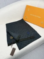 Louis Vuitton Monogram Knit Wool Scarf - Image 4