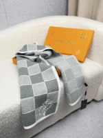 Louis Vuitton Damier Heritage Knit Wool Scarf - Image 4