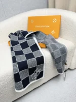Louis Vuitton Damier Heritage Knit Wool Scarf