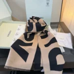 Burberry Logo Letter Reversible Scarf - Image 4