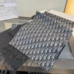 Dior Oblique Reversible Cashmere Scarf - Image 5