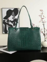 Chanel Supermodel Tote Bag Black Calfskin Gold Double C Logo - Image 4