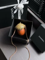 Chanel Pinecone-Shaped Evening Bag with Crystal Embellishments - Image 4