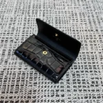 Chanel Crocodile-Embossed Flap Card Holder - Image 4