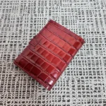 Chanel Crocodile-Embossed Passport Wallet - Image 4