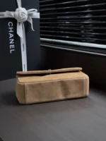 Chanel 26A Suede Classic Flap Bag 25.5cm - Image 4