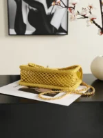 Chanel 26M Coco Beach Woven Flap Bag 21cm - Image 4