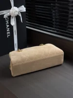 Chanel 26A Suede Chain Bowling Bag 32cm - Image 4