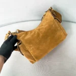 Prada Explore Large Suede Shoulder Bag 32cm - Image 4