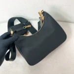 Prada Re-Edition 2005 Re-Nylon Hobo Bag Gold Hardware 22cm - Image 4