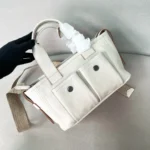 Prada Route Leather Tote Bag 28cm - Image 4