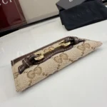 Gucci Primavera Horsebit GG Card Holder 10cm - Image 4