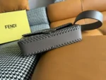 Fendi Baguette Woven Leather Bag 27cm - Image 4