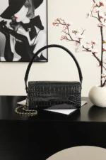 Chanel 26A Bowling Bag with Chain 23cm - Image 4