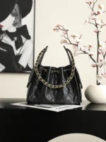 Chanel 25C Drawstring Shopping Bag Small 30cm - Image 4
