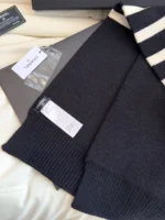 Chanel Knit Cashmere Scarf 175*30cm - Image 4