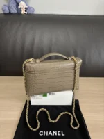 Chanel Khaki Handbag - Image 4