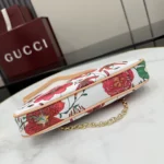 Gucci Generation Flora Print Shoulder Bag with Chain 21cm - Image 4
