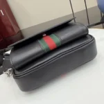 Gucci 2026 Web Stripe Leather Crossbody Camera Bag 20cm - Image 4