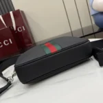 Gucci Primavera Web Stripe Leather Crossbody Camera Bag 24cm - Image 4