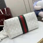 Gucci Giglio Perforated GG Leather Tote Bag 25cm - Image 4