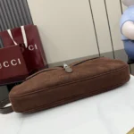 Gucci Jackie 1961 Suede Shoulder Bag 43cm - Image 4