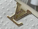 Louis Vuitton Capucines Mini White Ostrich Crystal LV Bag 22cm - Image 4