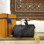 Louis Vuitton Keepall Bandouliere 25 Taurillon Black M20900 - Image 4