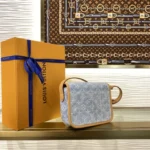 Louis Vuitton Satchel Mini Crossbody Bag Denim M2A647 - Image 4