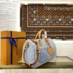 Louis Vuitton Speedy Bandouliere 30 Denim M2A209 - Image 4