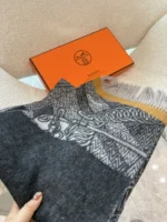 Hermes Double-Sided Scarf Classical Men's Design 35*200cm - Image 4