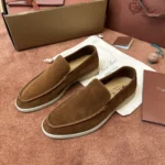 Loro Piana Summer Walk Men's Suede Moccasin FAE8124 H0OD