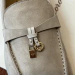Loro Piana Summer Charms Walk Women's Suede Moccasin FAE5444 DOEE - Image 4