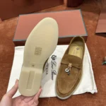 Loro Piana Summer Charms Walk Women's Suede Moccasin FAE5444 HA85 - Image 4