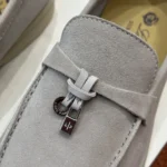 Loro Piana Summer Charms Walk Women's Suede Moccasin FAE5444 A760 - Image 4