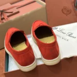 Loro Piana Summer Charms Walk Women's Suede Moccasin FAE5444 W888 - Image 3