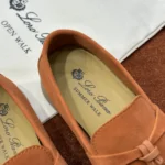 Loro Piana Summer Charms Walk Women's Suede Moccasin FAE5444 HOR4 - Image 3