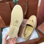 Loro Piana Summer Charms Walk Women's Suede Moccasin FAE5444 D0IW - Image 4