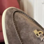 Loro Piana Summer Charms Walk Women's Suede Moccasin FAE5444 MOTT - Image 4