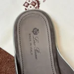 Loro Piana Charms Walk Babouche Women's Suede Mule FAL5900 MOTT - Image 4