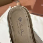 Loro Piana Charms Walk Babouche Women's Suede Mule FAL5900 51DW - Image 3