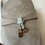 Loro Piana Charms Walk Babouche Women's Suede Mule FAL5900 DOEE - Image 3
