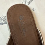 Loro Piana Charms Walk Babouche Women's Suede Mule FAL5900 HOL5 - Image 4