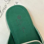 Loro Piana Charms Walk Babouche Women's Suede Mule FAL5900 50PR - Image 4