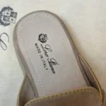 Loro Piana Charms Walk Babouche Women's Suede Mule FAL5900 A120 - Image 4
