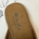 Loro Piana Charms Walk Babouche Women's Suede Mule FAL5900 HA85 - Image 4