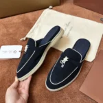 Loro Piana Charms Walk Babouche Women's Suede Mule FAL5900 WOOO - Image 3