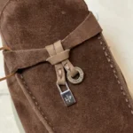 Loro Piana Babouche Charms Walk Women's Suede Mule FAI1543 HOL5 - Image 4
