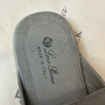 Loro Piana Babouche Charms Walk Women's Suede Mule FAI1543 508G - Image 4